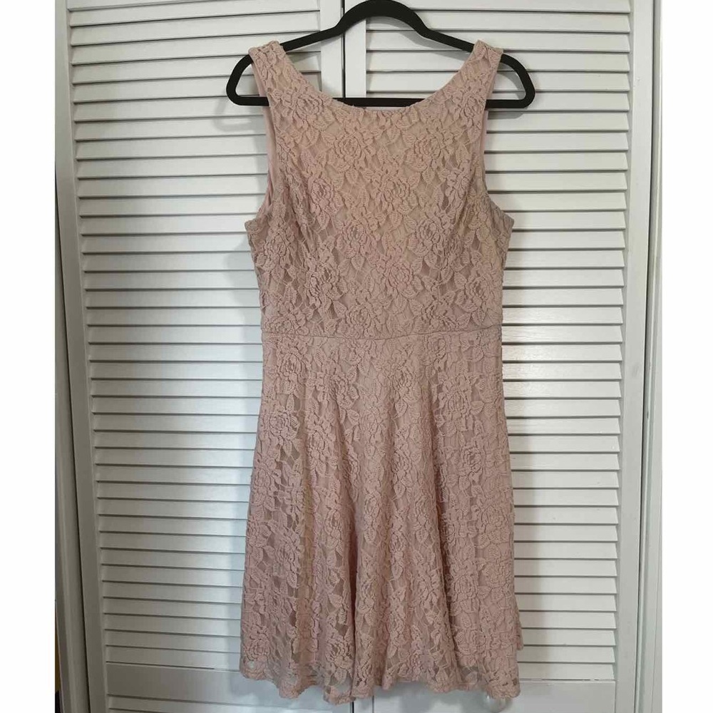 Pink Maurices lace dress